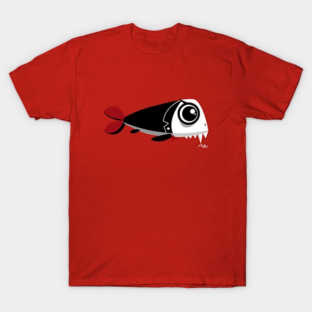 Vampire fish T-Shirt by simonemiri